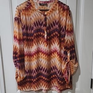 A.N.A. Women's Multicolor Patterned Top